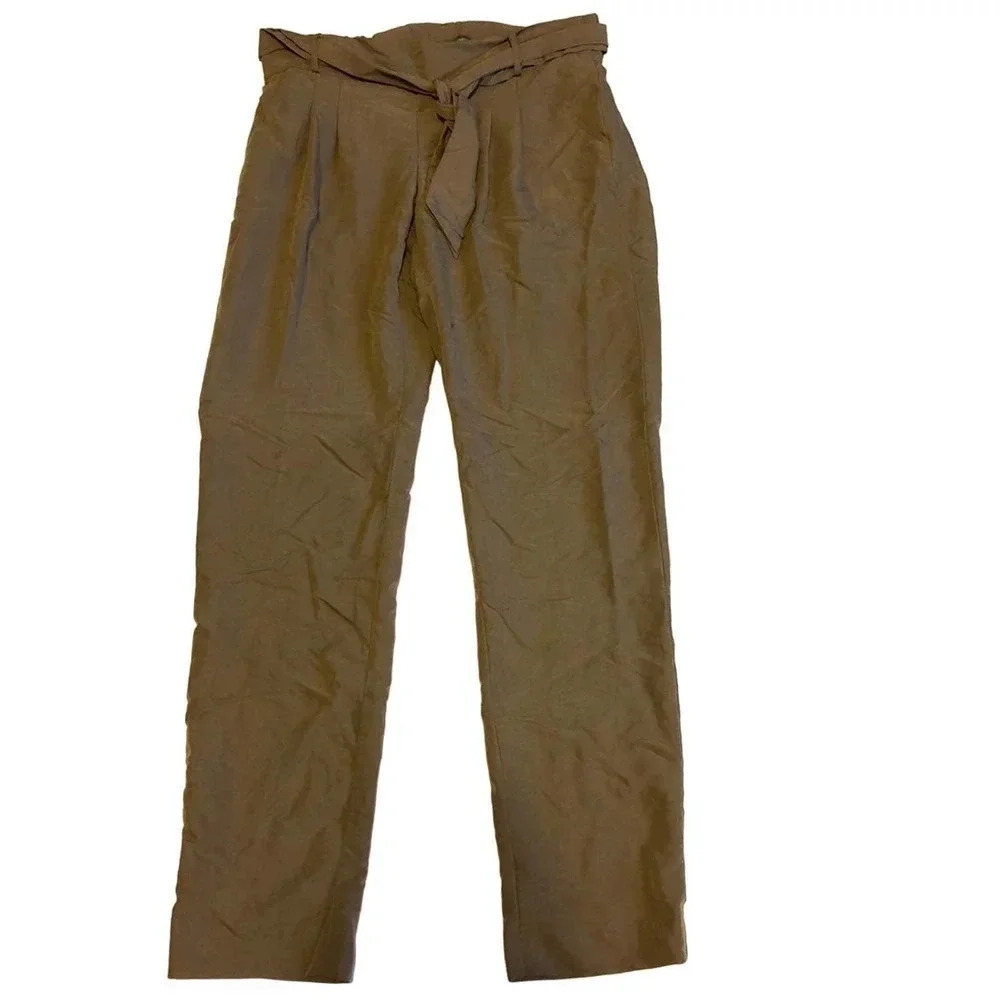 Paperbag Pull on Comfortable Pants Teen Size 8